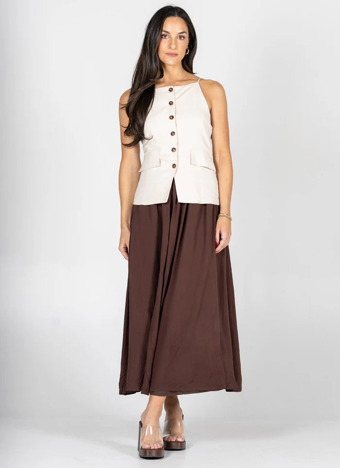 C'est Moi Two Piece Vest Skirt Dress