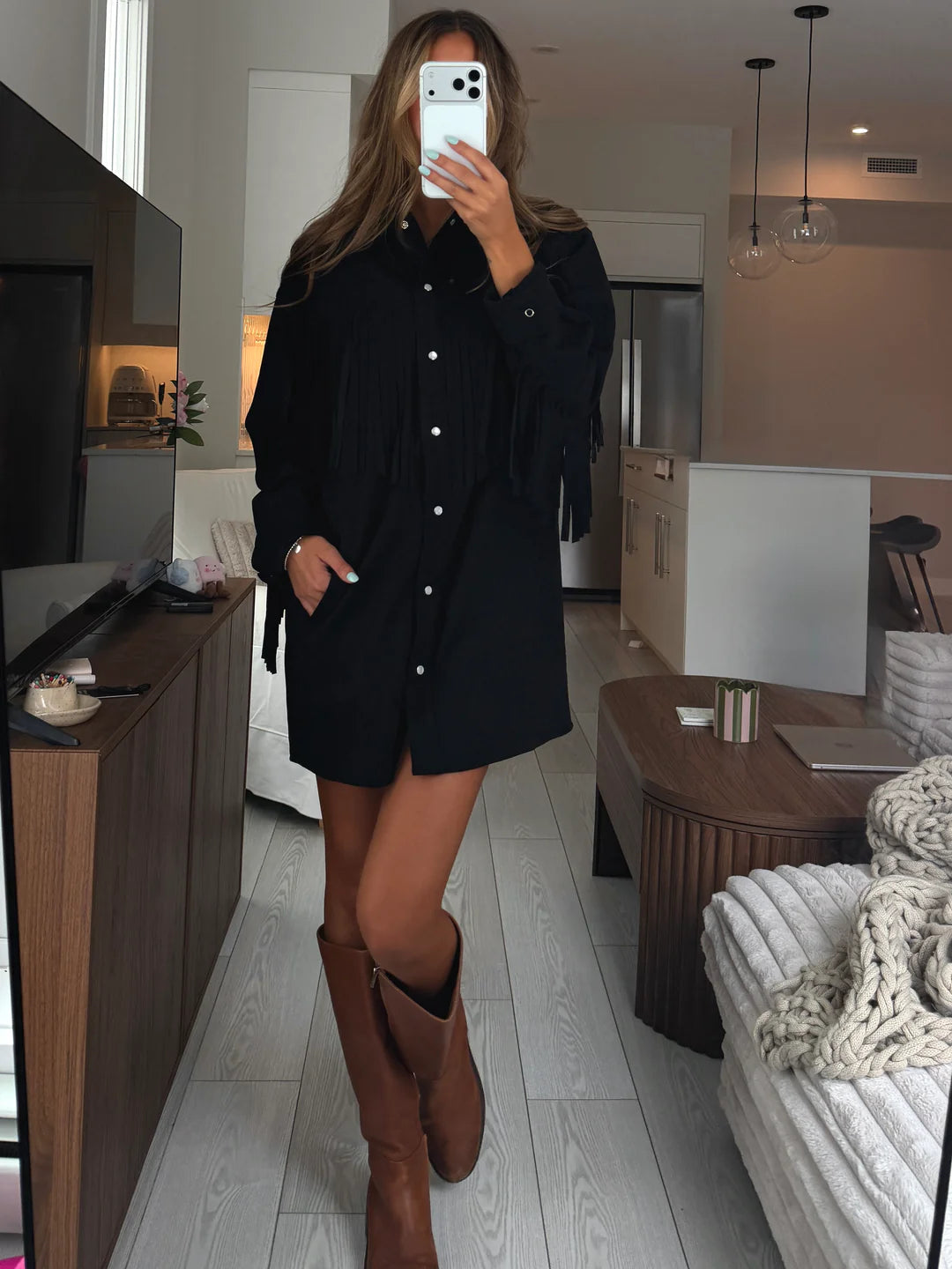 Fringe Jacket by Brunette the Label