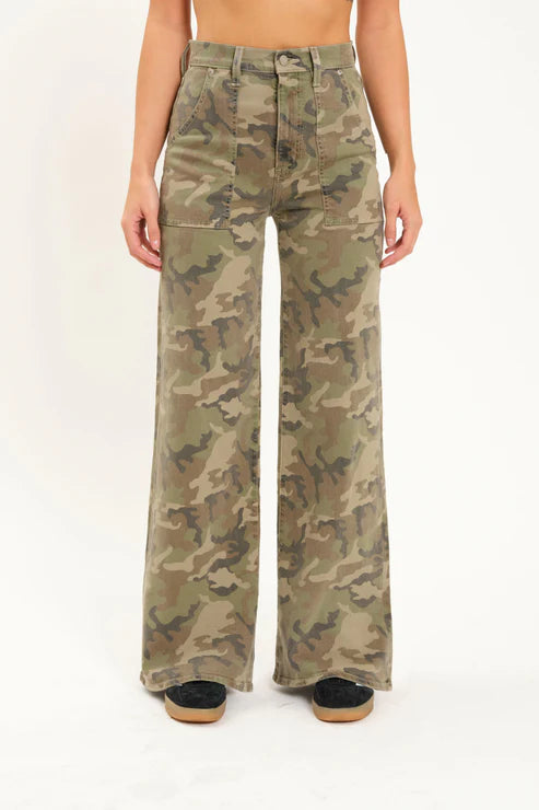 Far Out High Rise Wide Leg Jean by DAZE