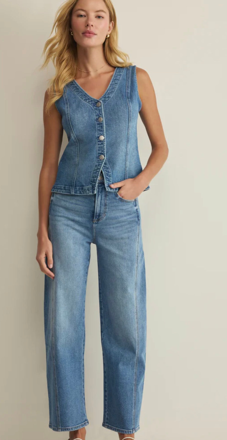 Porto Denim Tank Vest