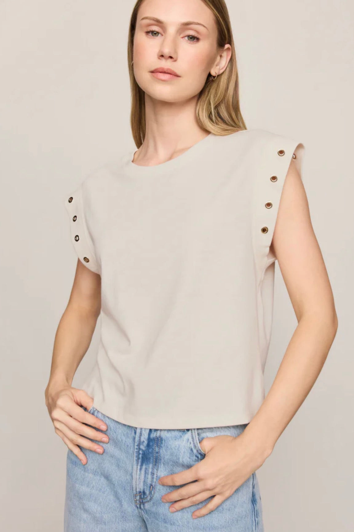 Camino Grommet Muscle Tank