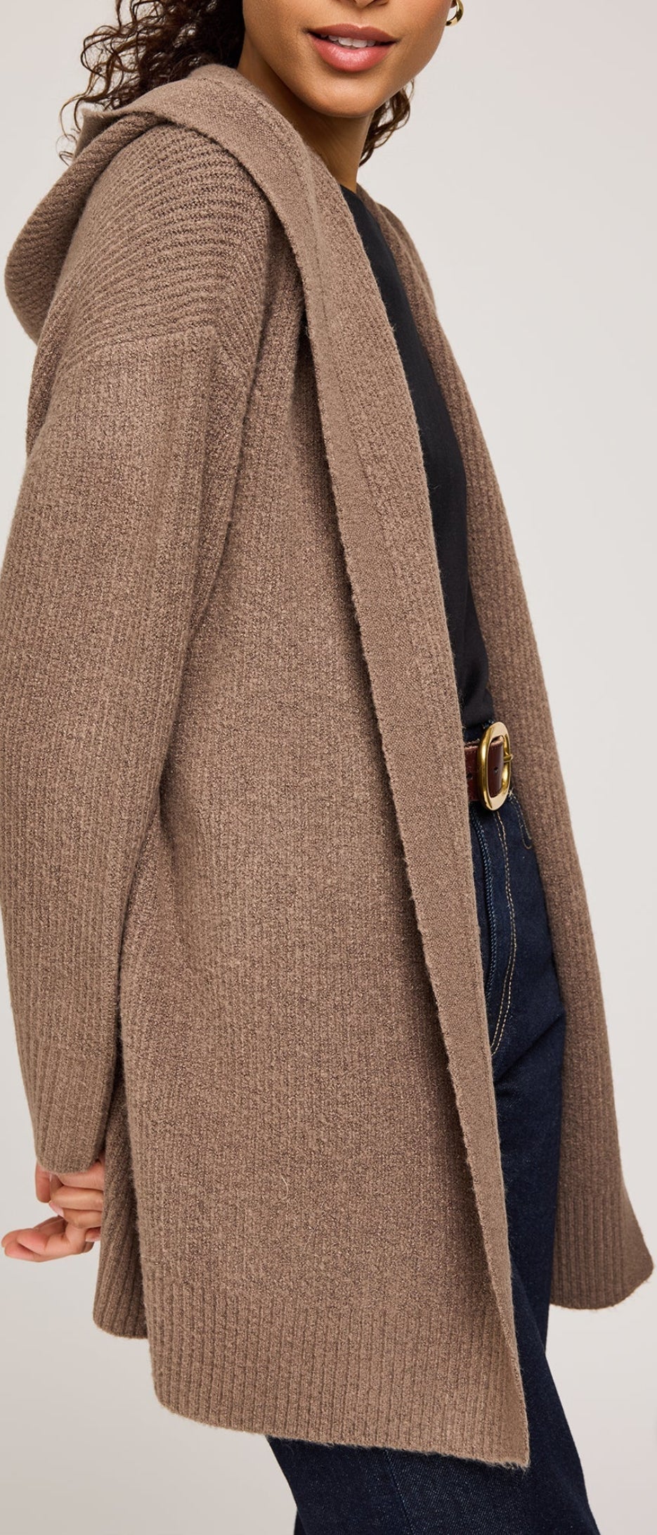 Ilana Hooded Knit Cardigan