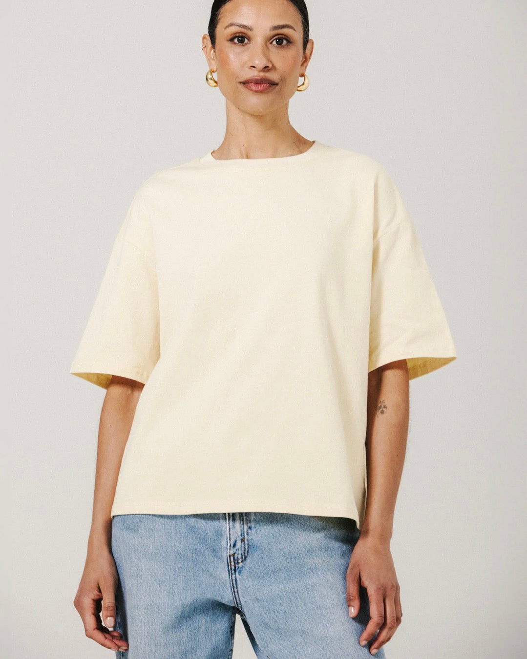 Boxy Tee by Brunette the Label