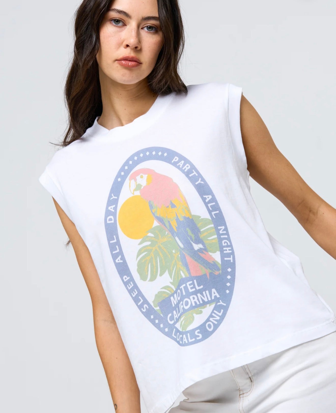 Motel California Moto Tee by Girl Dangerous