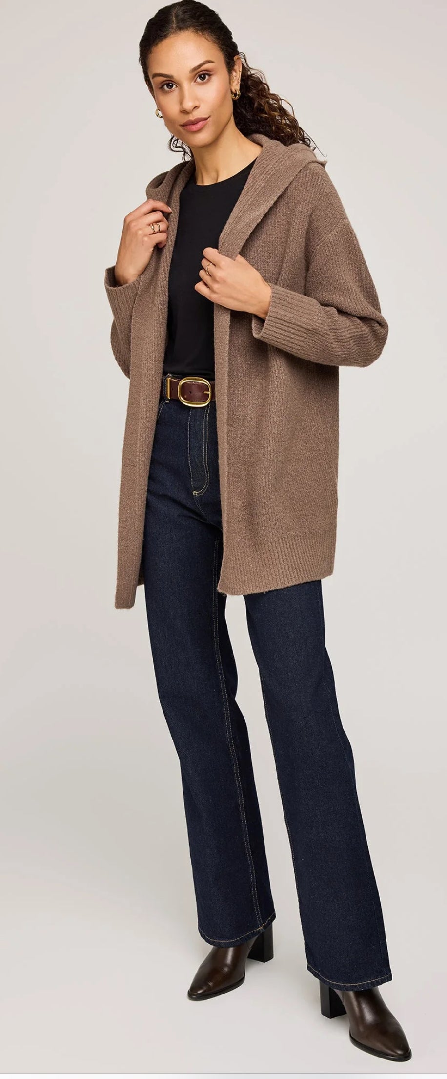 Ilana Hooded Knit Cardigan