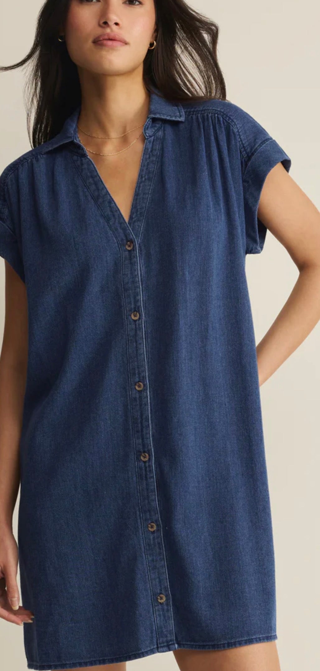 Shellbound Twill Dress
