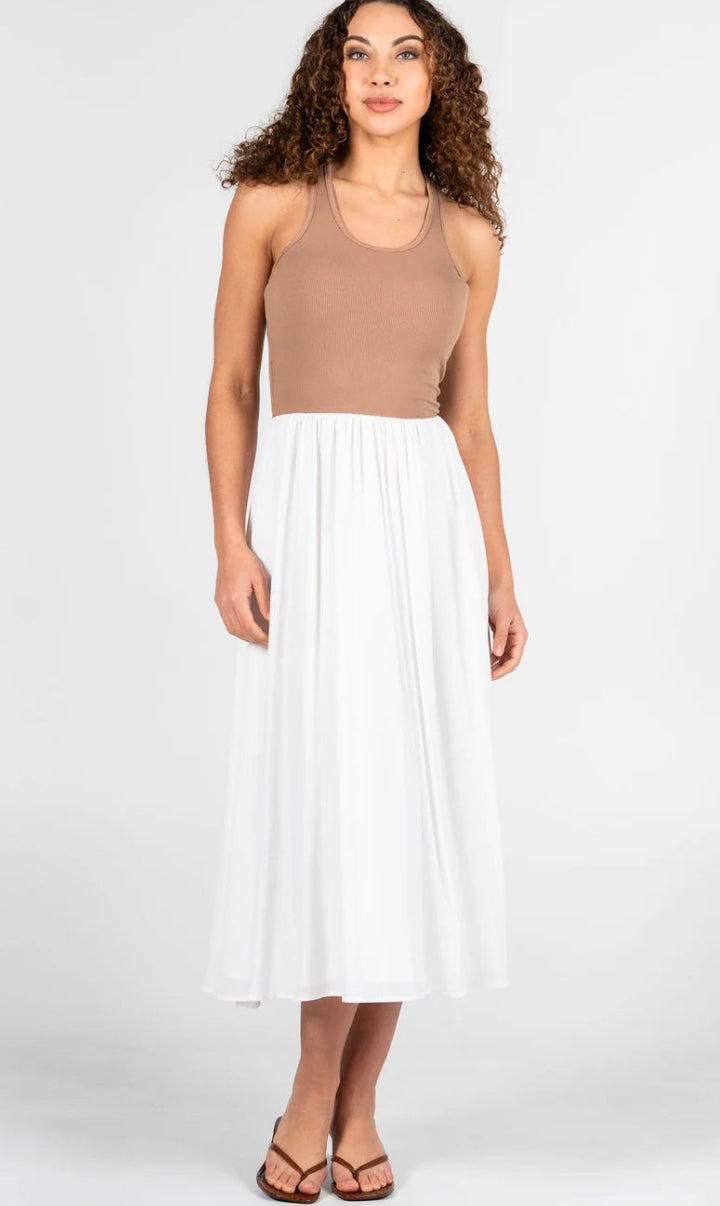 Rib Tank Midi Dress