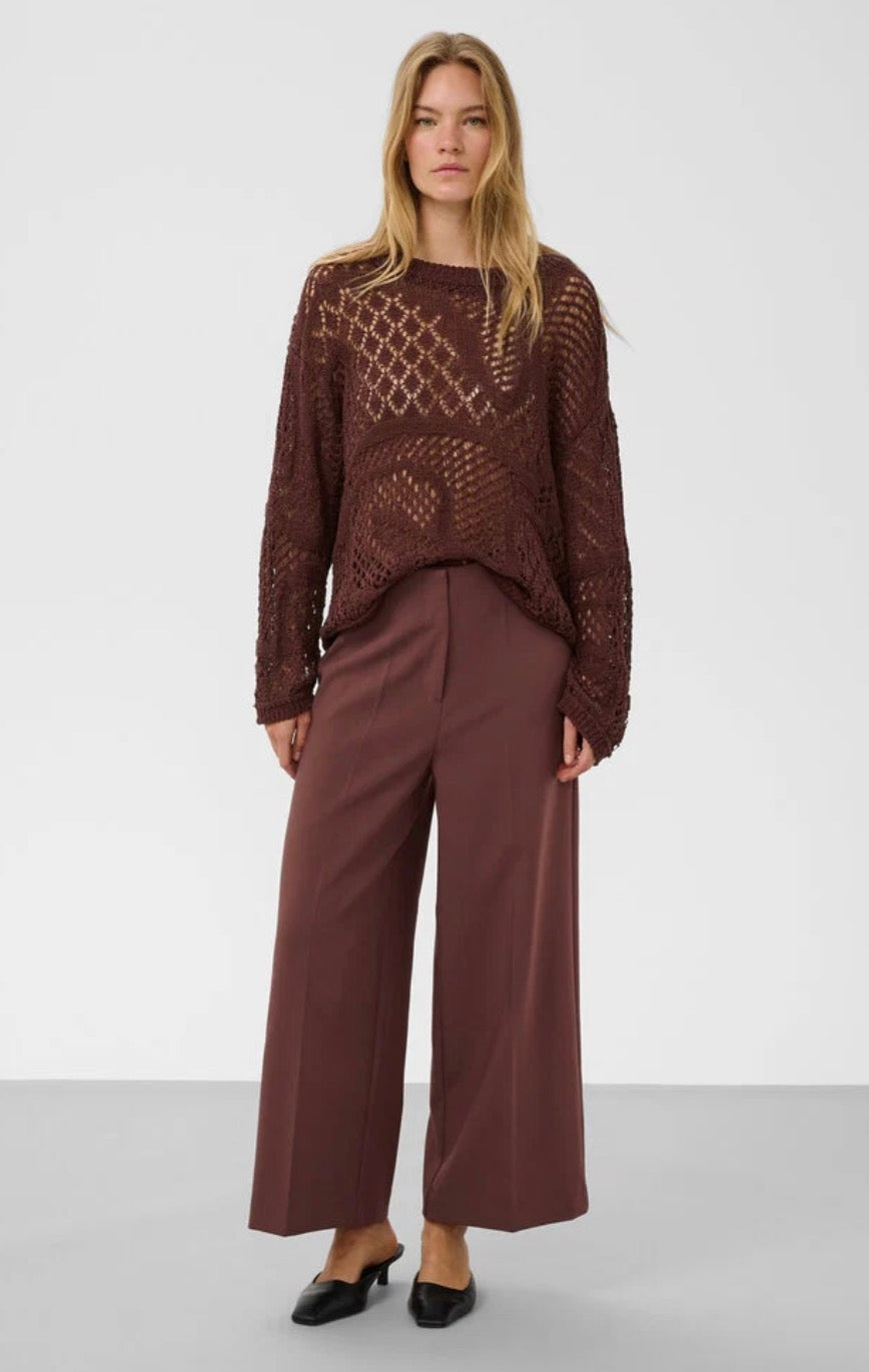 Corrine Wide Leg Cropped Pant