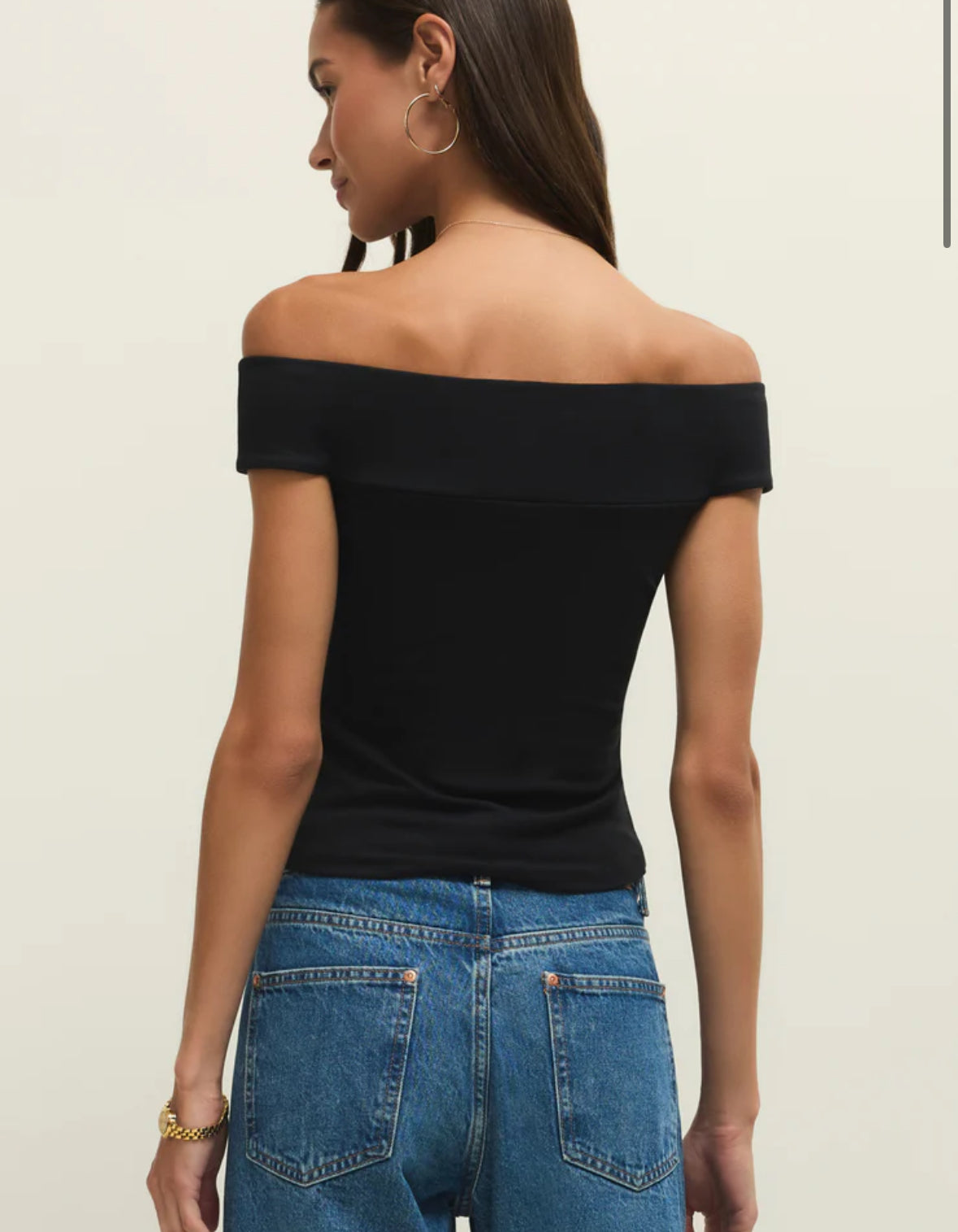 Second Skin Off Shoulder Top