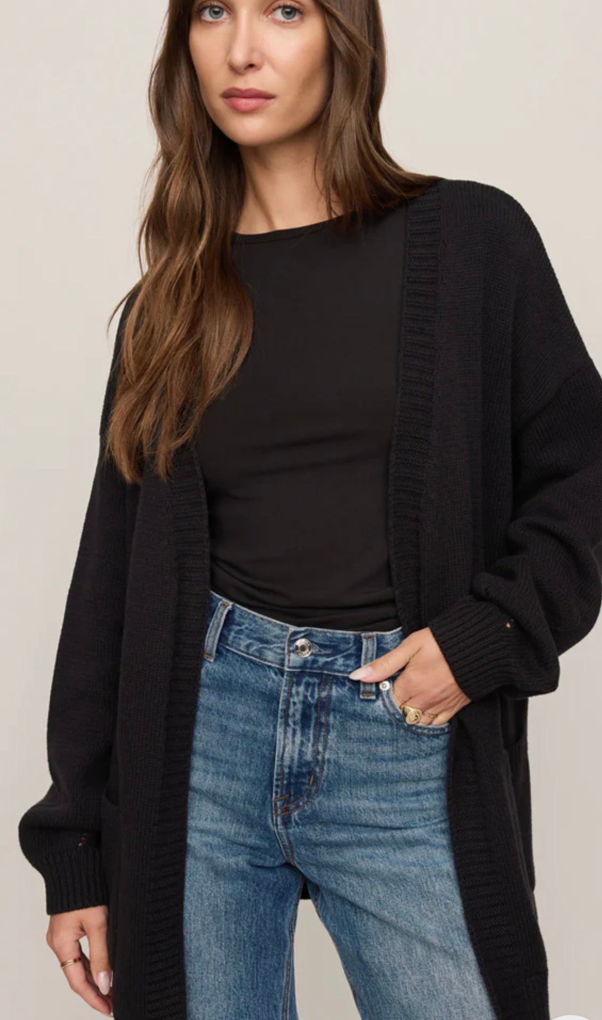 Sanborn Open Cardigan