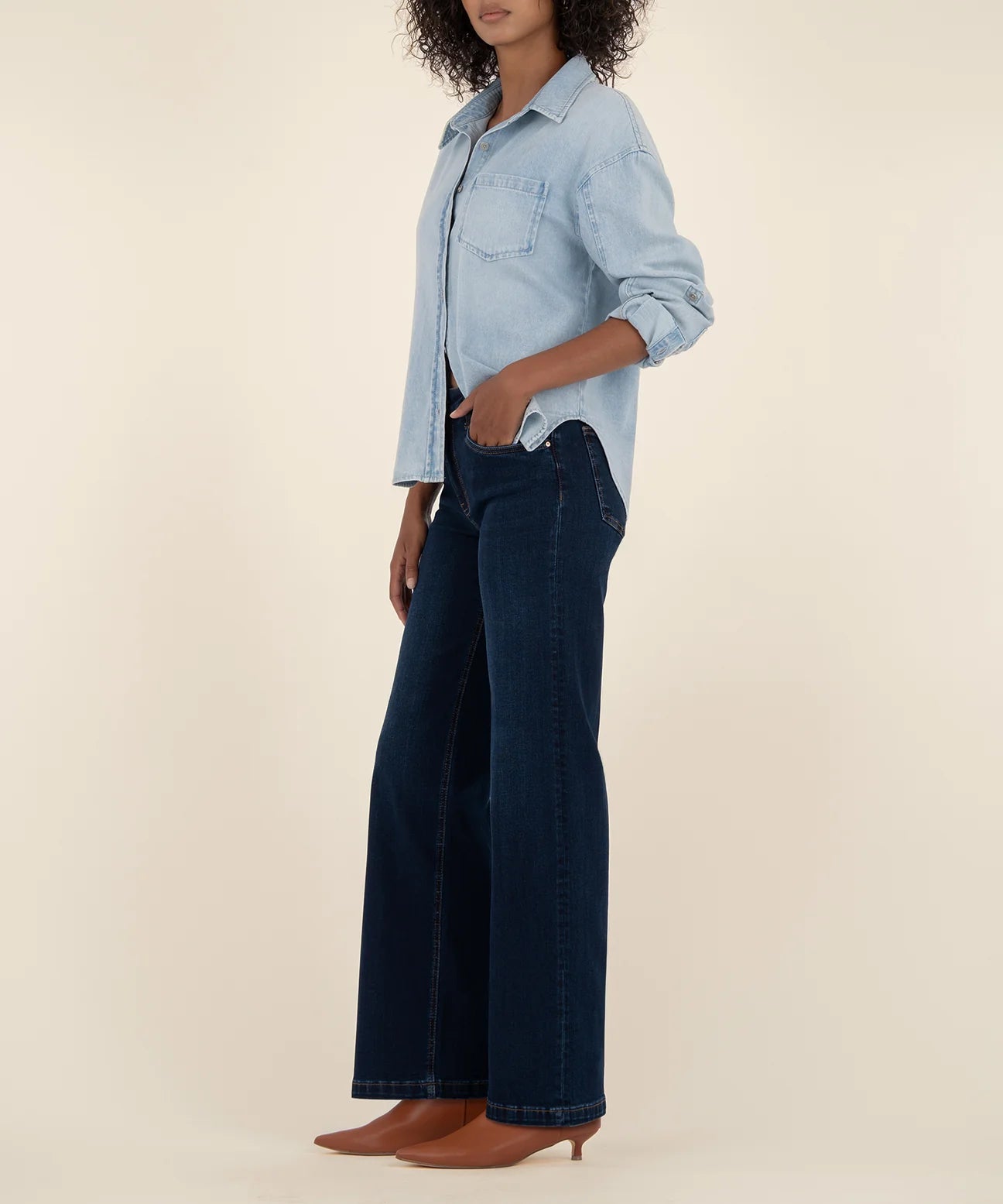 Kut From The Kloth Jean High Rise Wide Leg