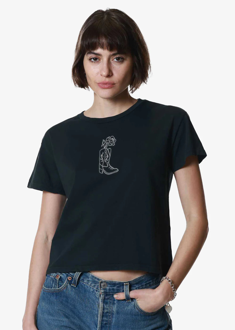 Boot & Rose Tee