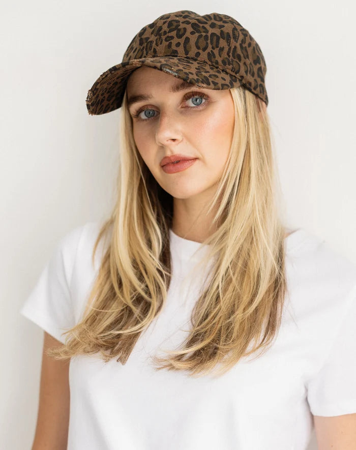 Leopard Dad Cap by Brunette