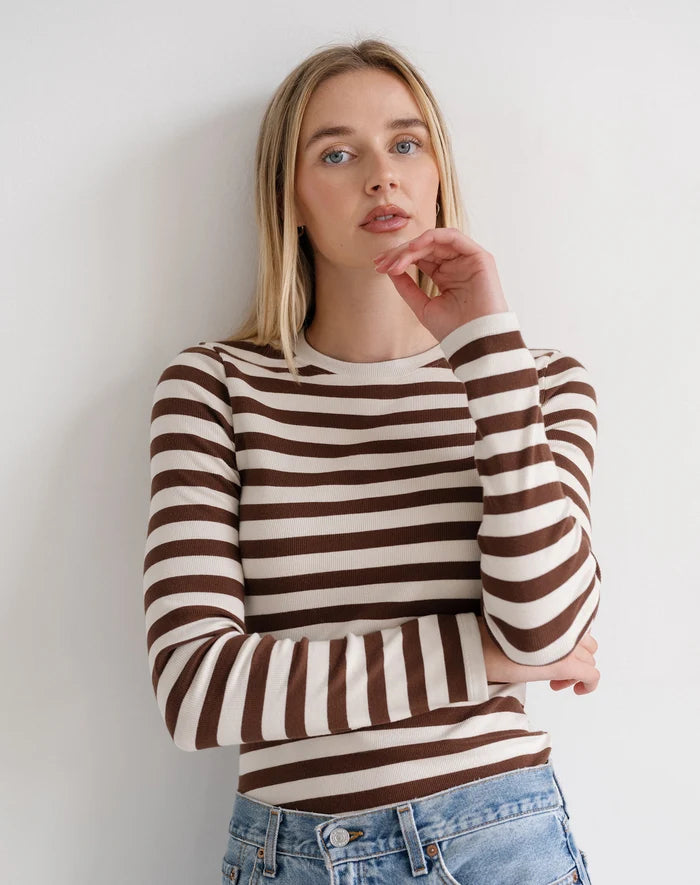 Ribbed Long Sleeve by Brunette