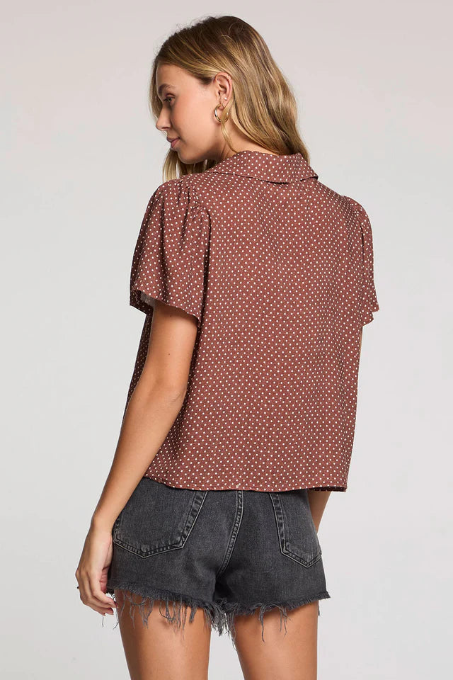Charlee Button Up Top by Saltwater Luxe
