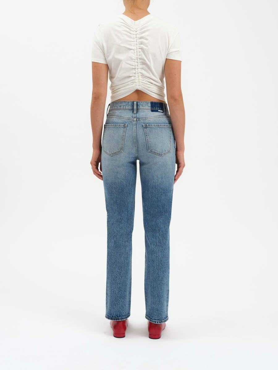 Smarty Pants High Rise Slim Jean by DAZE