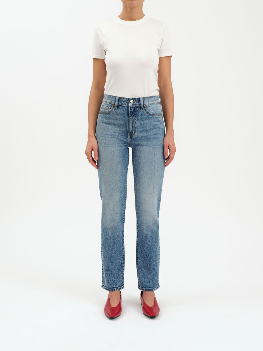 Smarty Pants High Rise Slim Jean by DAZE