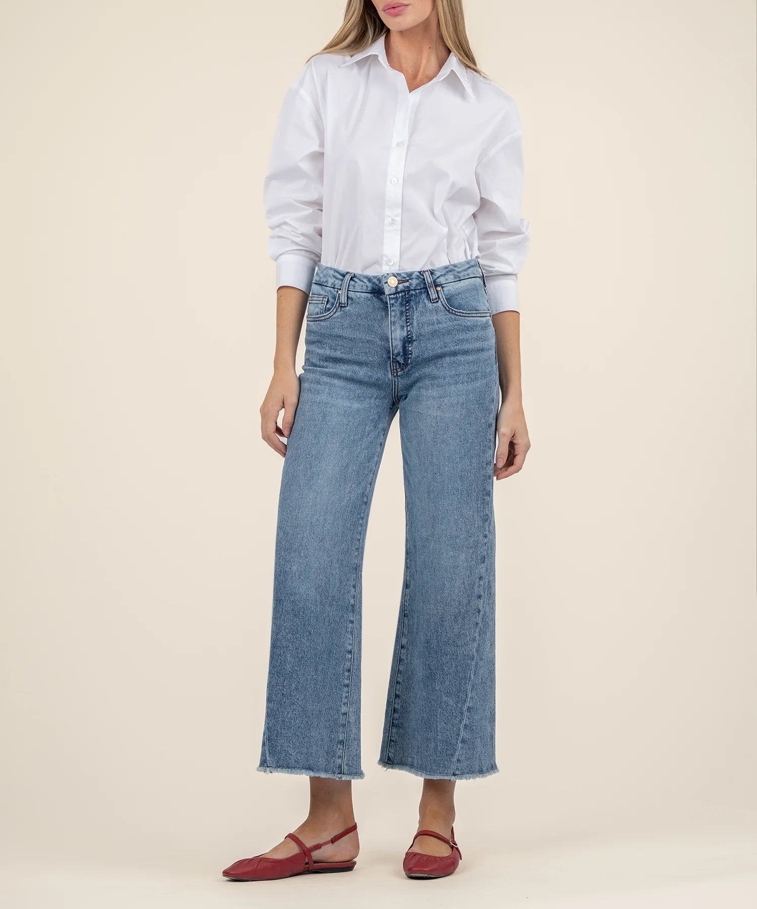 Kut From The Kloth Meg High Rise Fab Ab Wide Leg