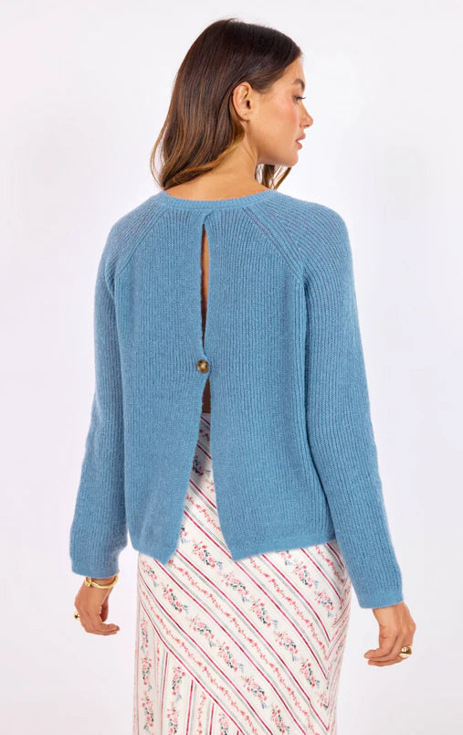 Fountain Open Back Sweater