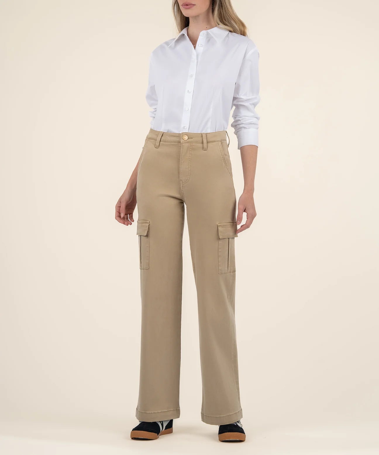 Kut From The Kloth Miller High Rise Wide Leg Cargo Pants