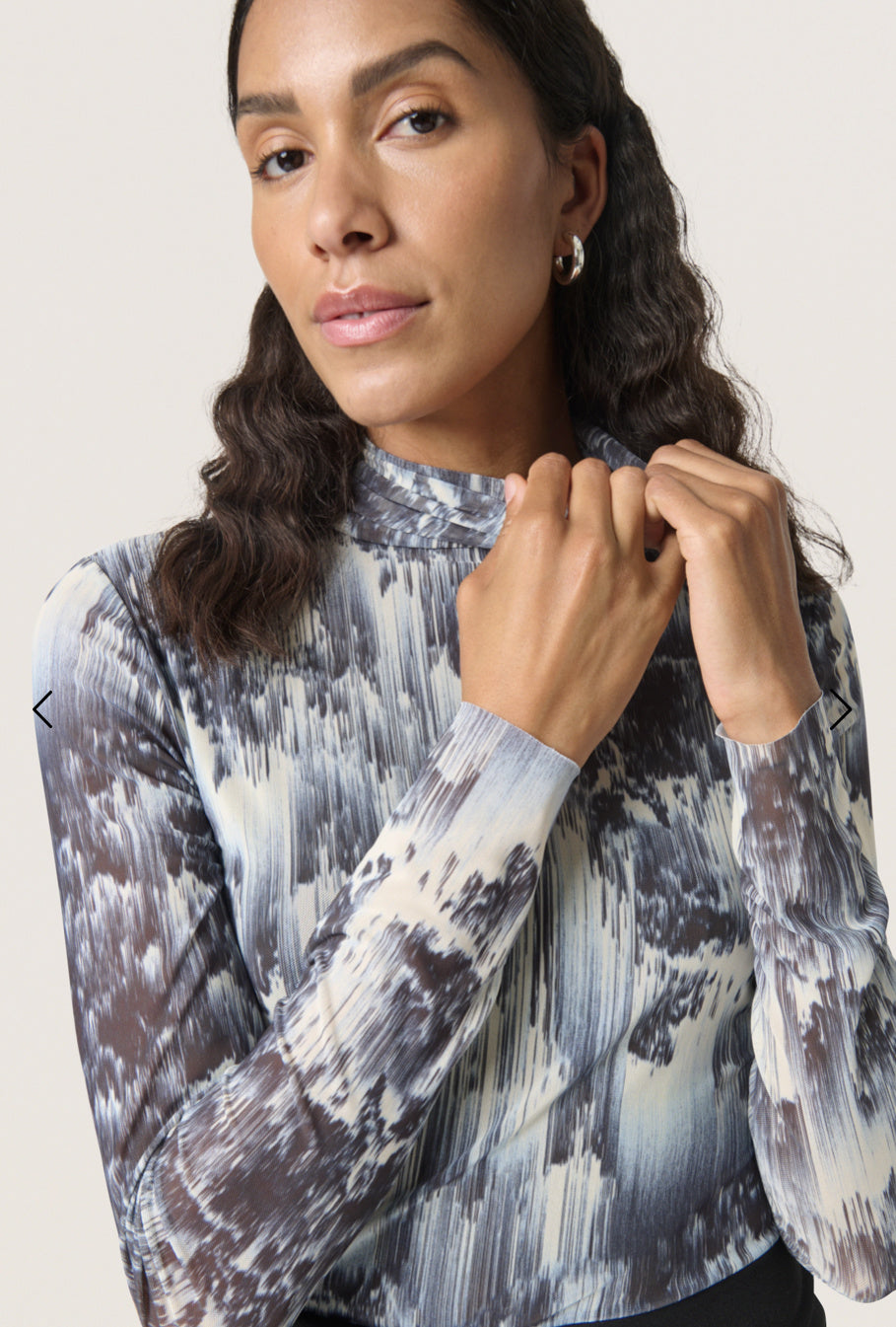 Hartley Mockneck Tee by Soaked in Luxury