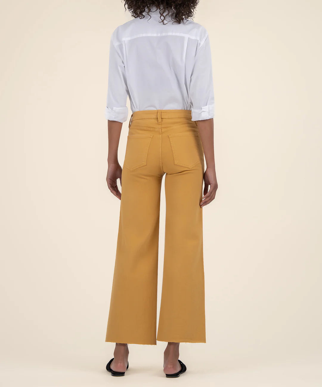 Kut From The Kloth Wide Leg Raw Hem