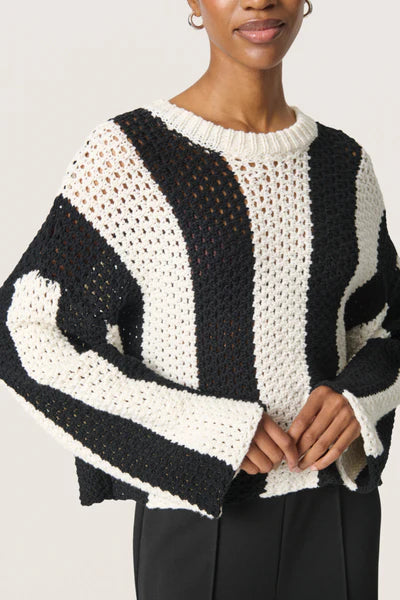Menaka Stripe Pullover by Soaked in Luxury