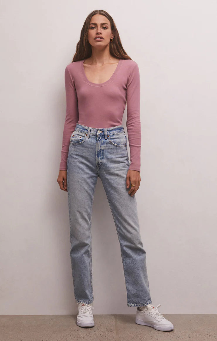 Sirena Rib Long Sleeve Tee