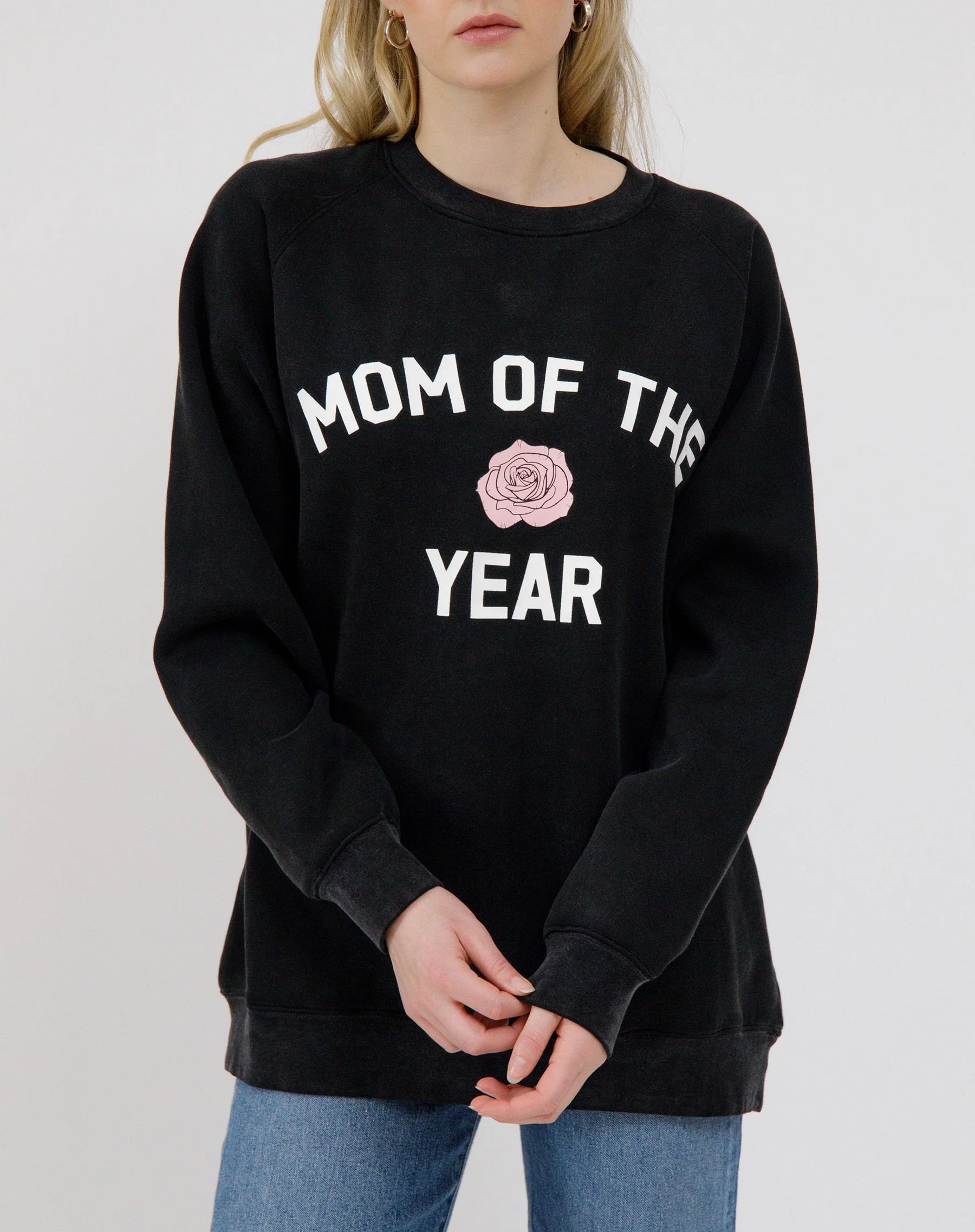 Mom of the Year Not Your Best Friend Crewneck Sweater