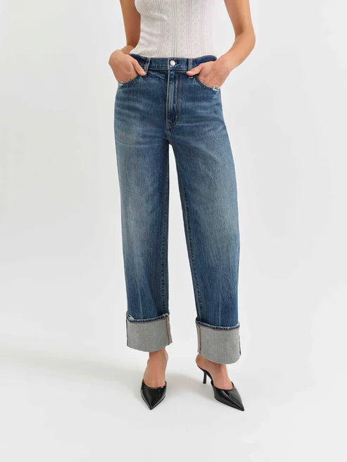 Eastside High Rise Loose Denim by Daze