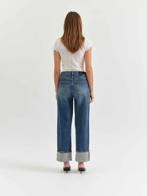 Eastside High Rise Loose Denim by Daze