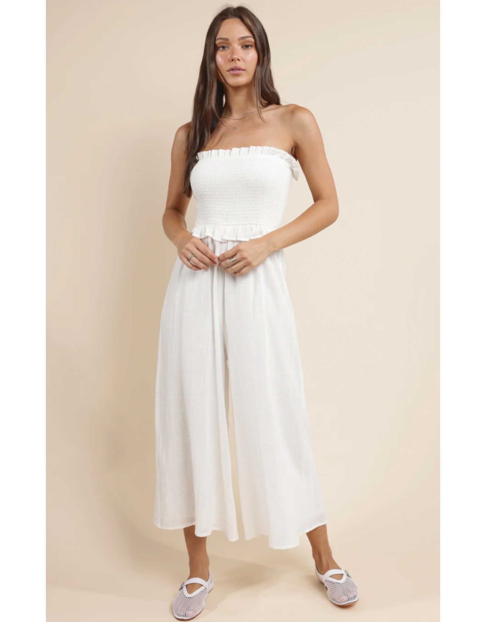 So Cal Smocked Jumpsuit