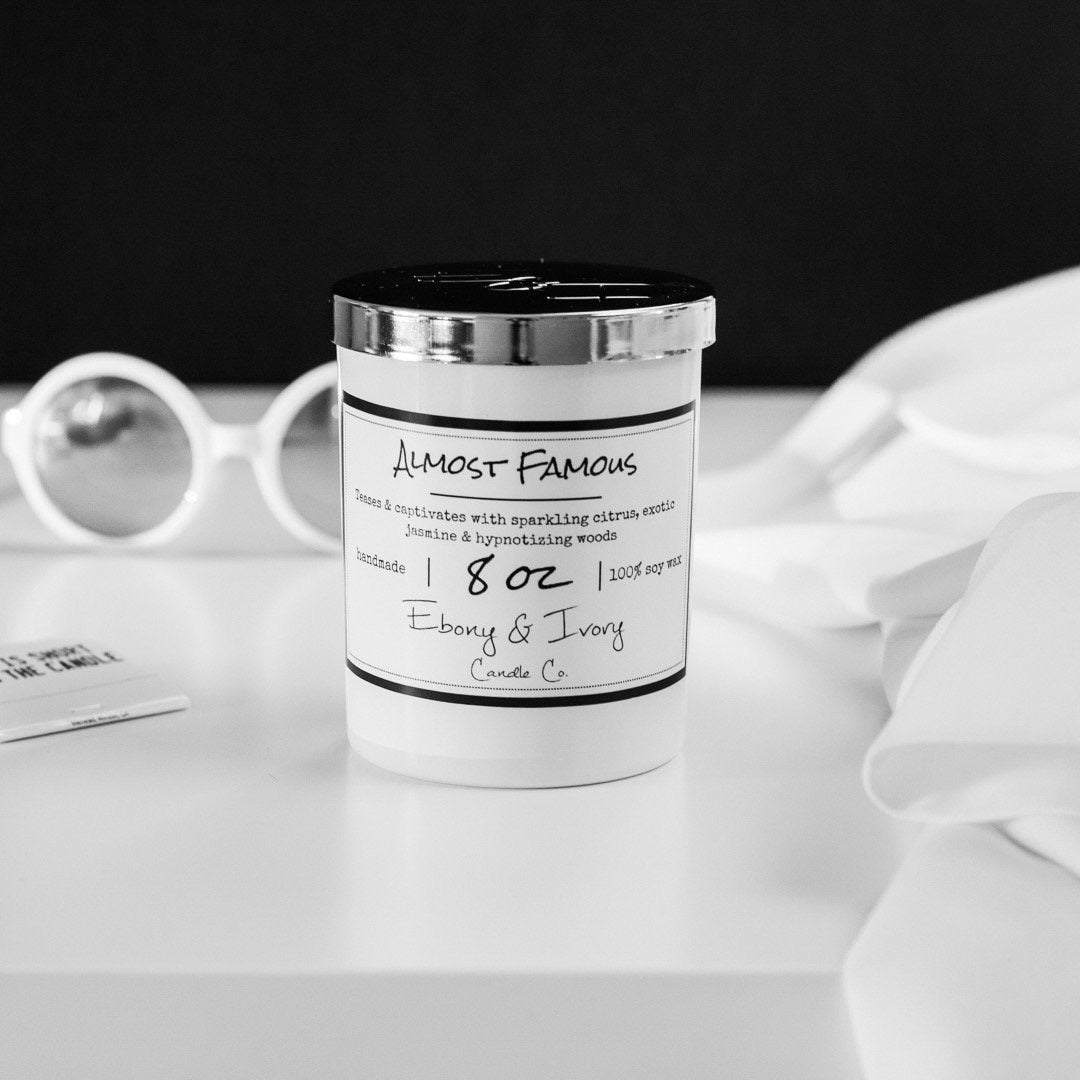 Ebony and Ivory Candles