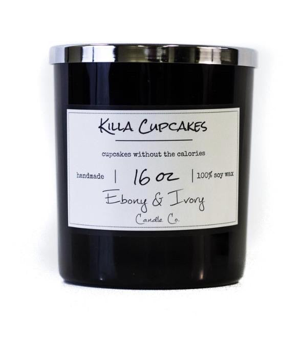 Ebony and Ivory Candles