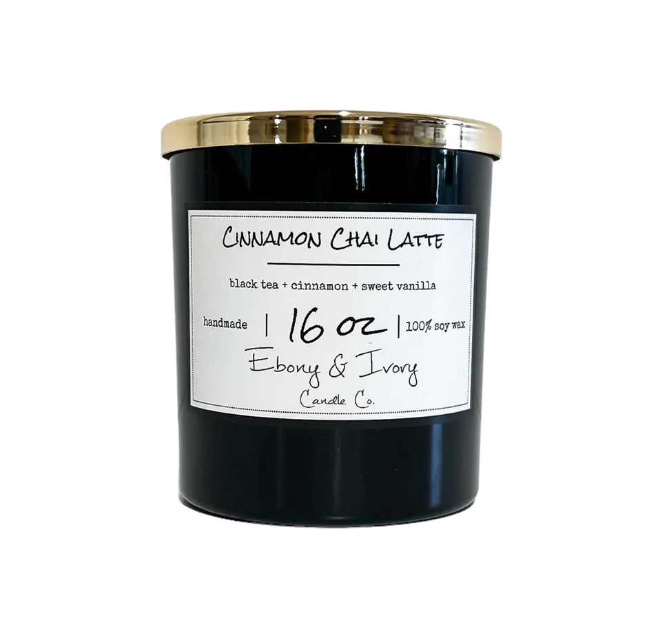 Ebony and Ivory Candles