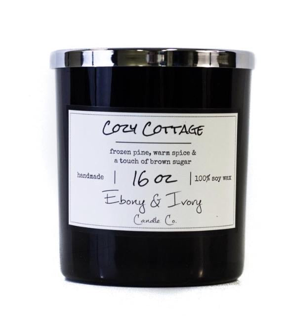 Ebony and Ivory Candles