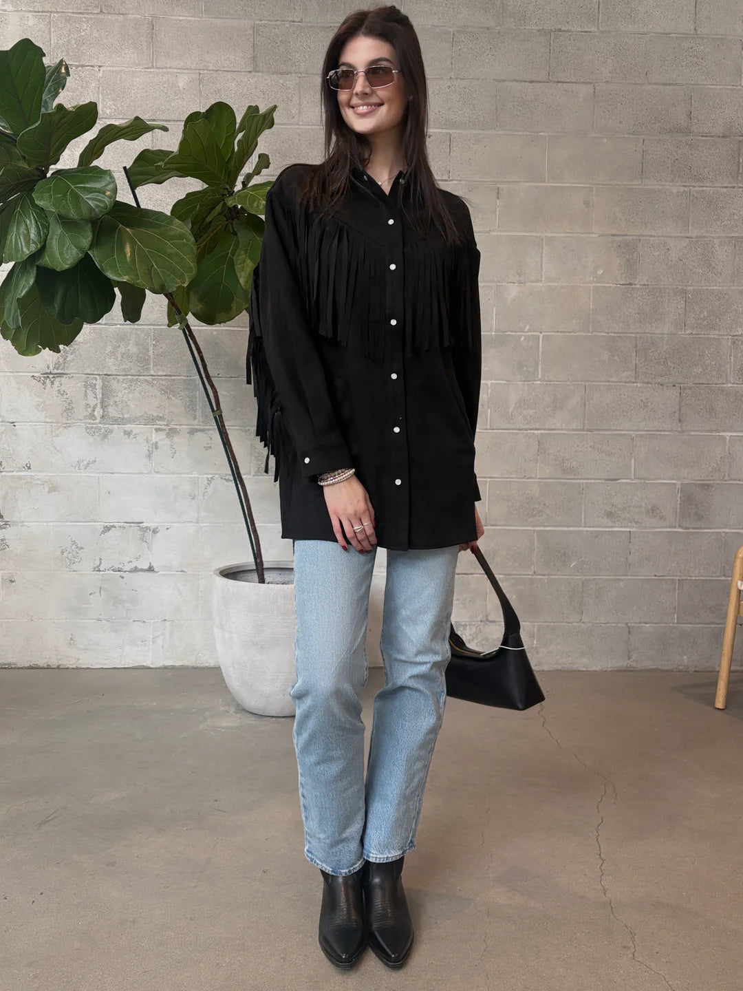 Fringe Jacket by Brunette the Label