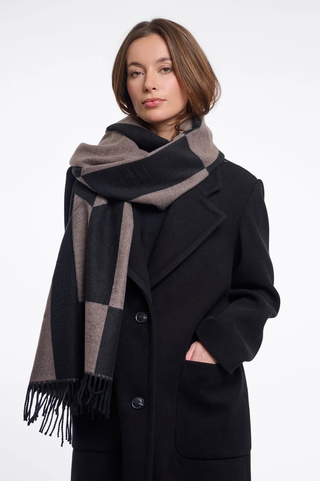 Esen Scarf with All-Over Design by Rino & Pelle