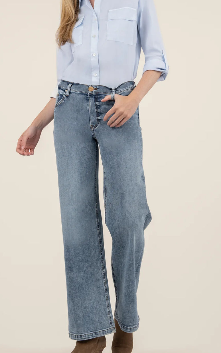 Kut From The Kloth Jean High Rise Wide Leg