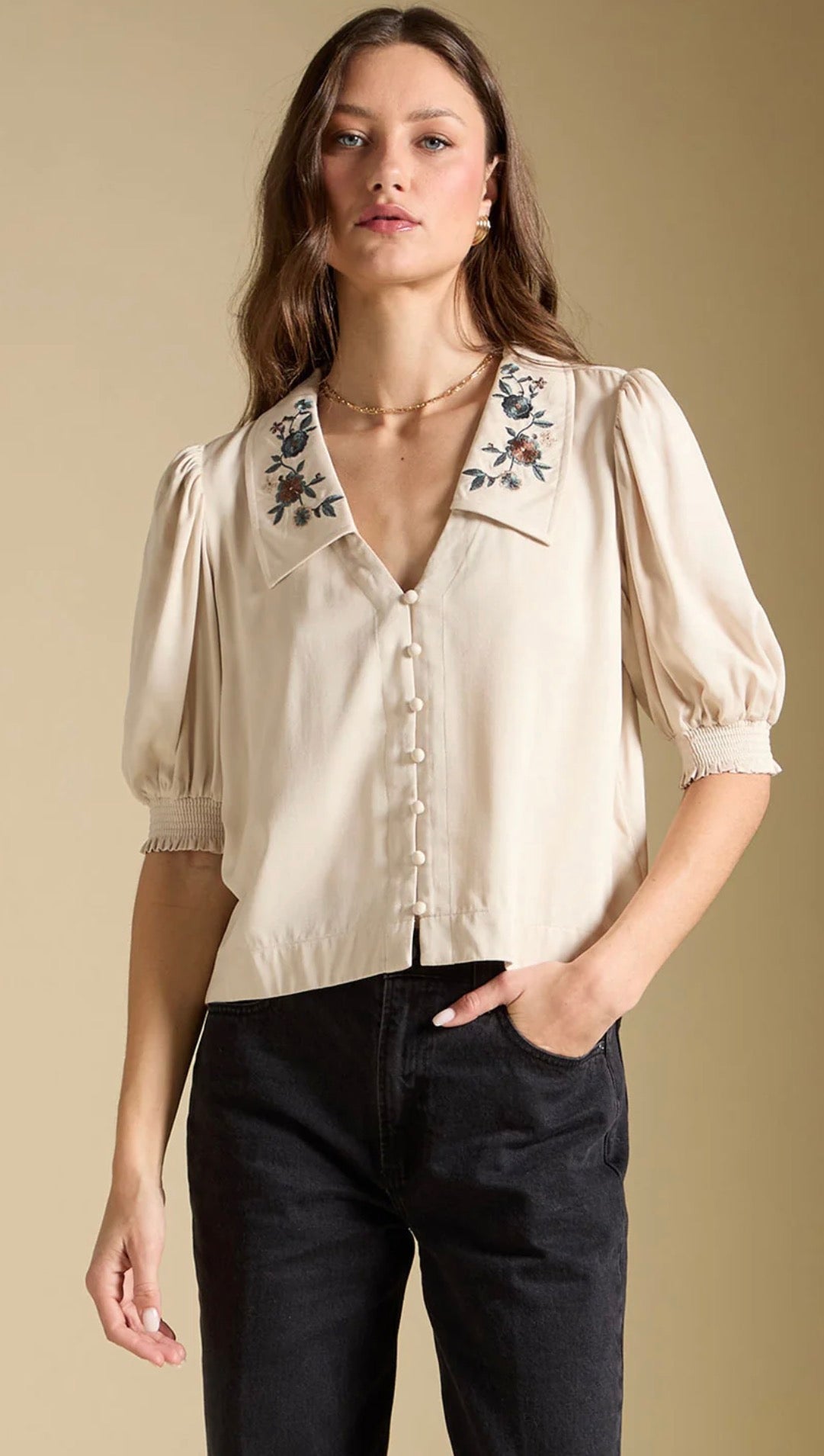 Stacia Collared Shirt by SWL