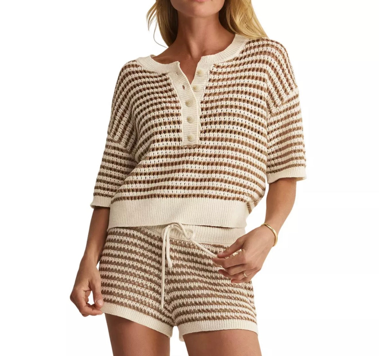 Kylo Striped Polo Sweater