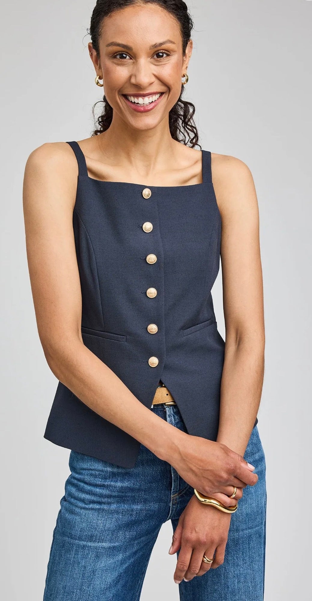 Harper Button Up Vest