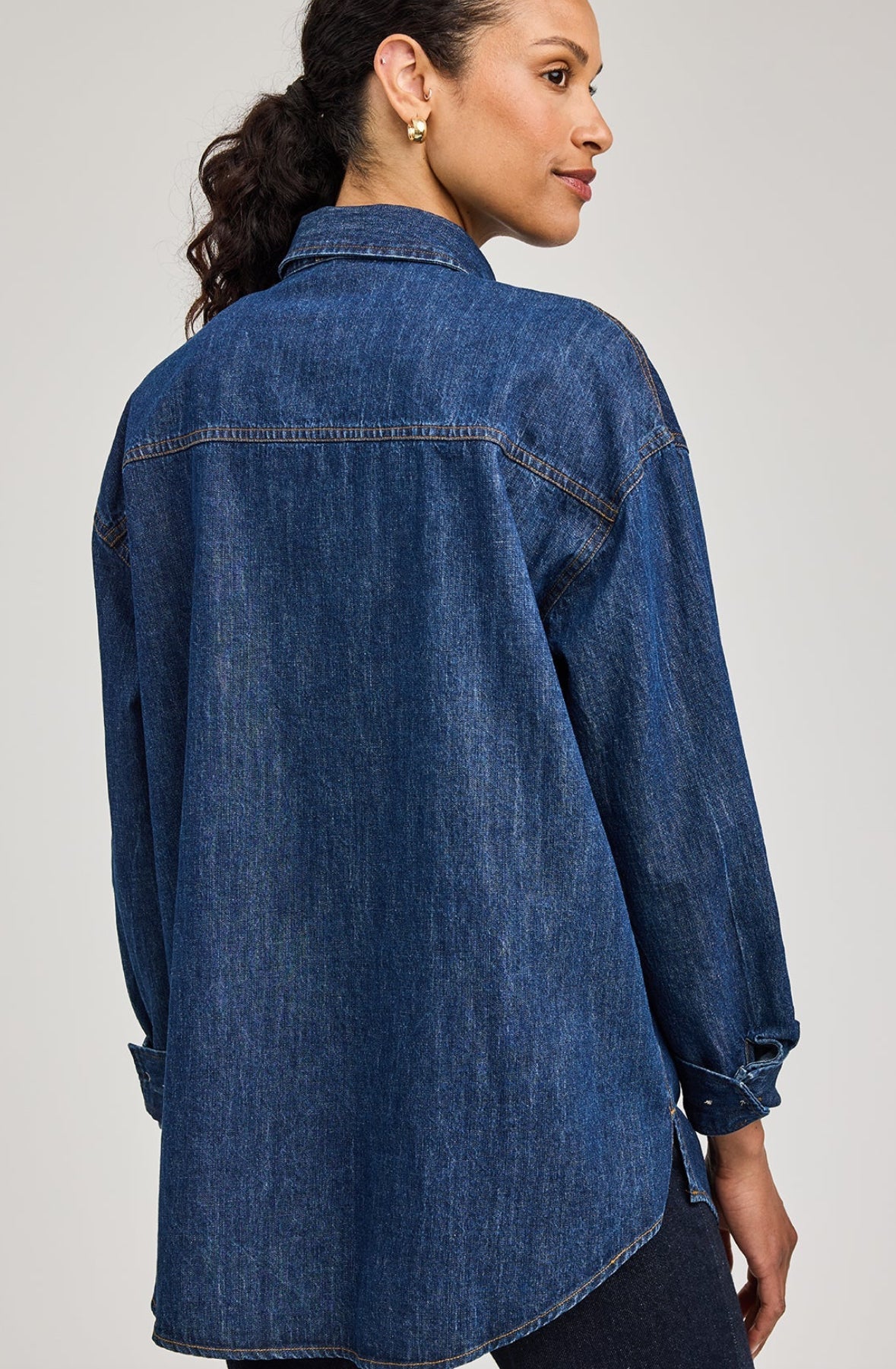 Whitney Denim Button Up by Gentle Fawn
