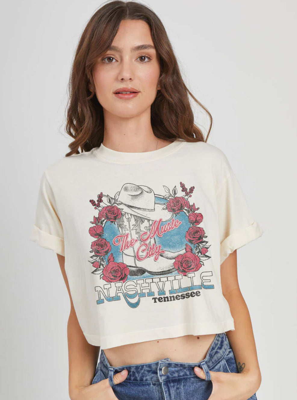 Nashville Boots Graphic Tee by Girl Dangerous