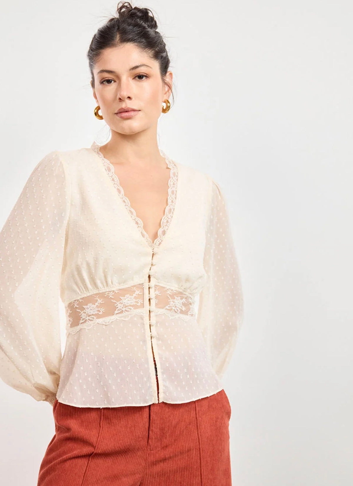 Monaco Peplum Top