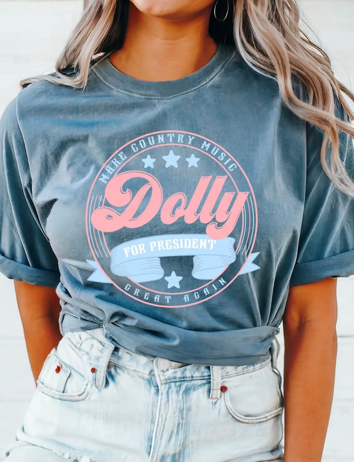 Dolly For President Graphic Tee