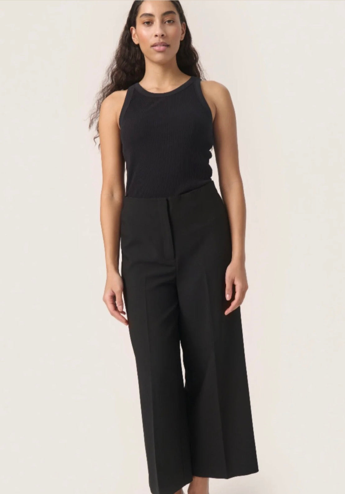 Corrine Wide Leg Cropped Pant *Preorder*