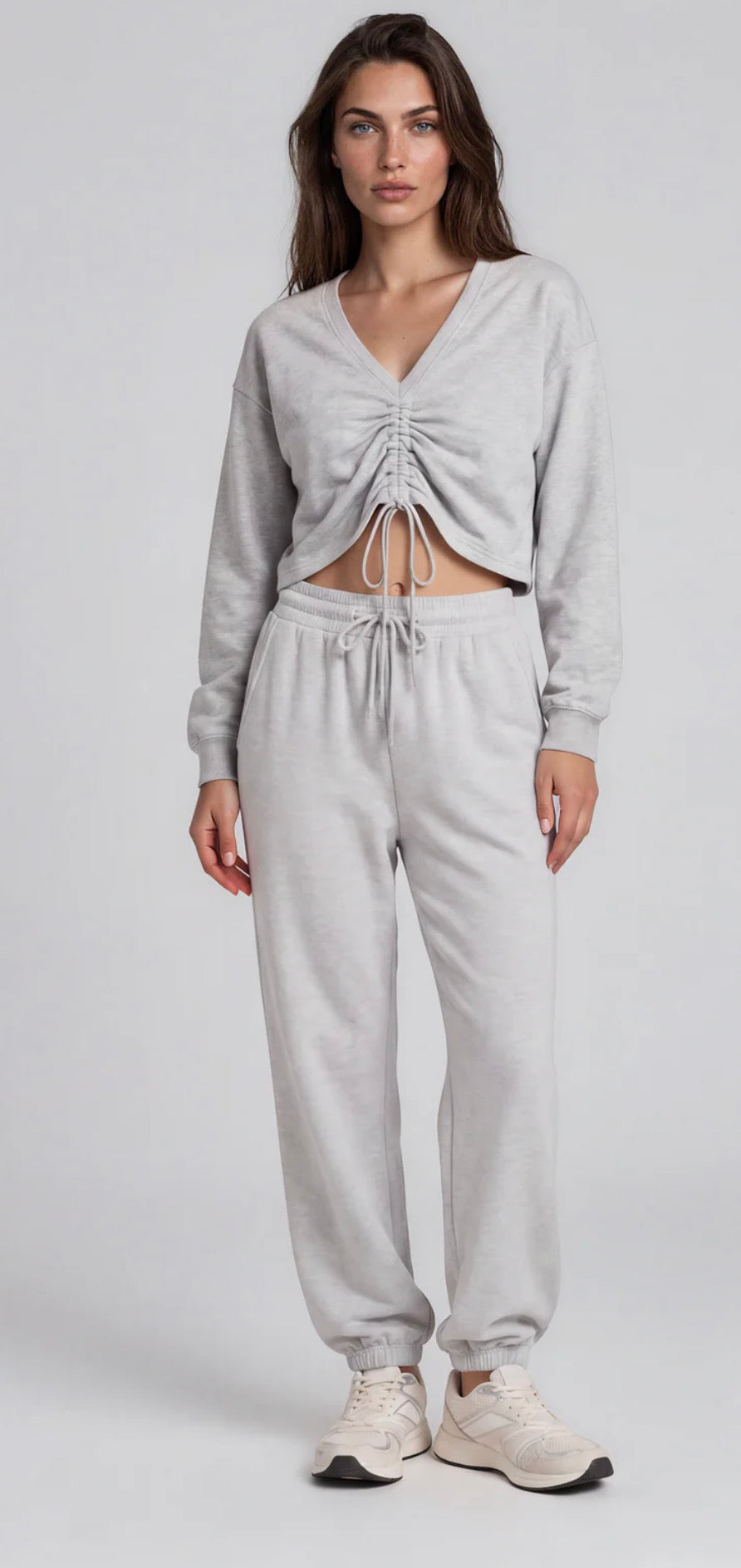 Margot Fleece Drawstring Top