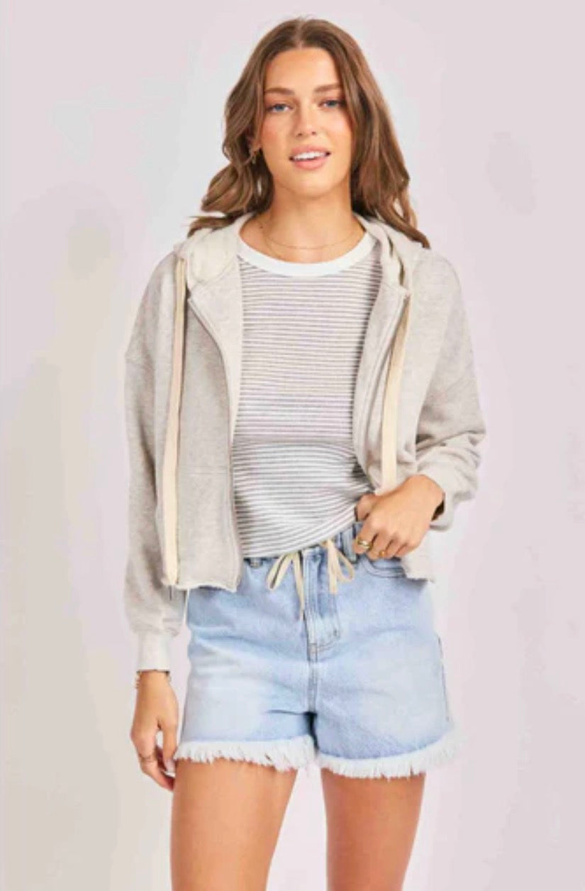 Nora Zip Front Hoodie