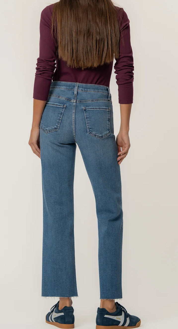 Kut From The Kloth Avery High Rise Fab Ab Easy Straight Leg